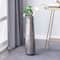 Silver Ceramic Contemporary Vase, 31" x 8" x 8"
